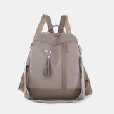 Tassel Oxford Cloth Backpack.