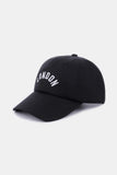 Embroidered City Baseball Cap.