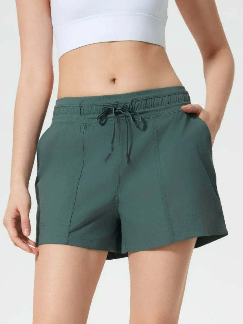 Millennia Drawstring Active Shorts with Pockets.