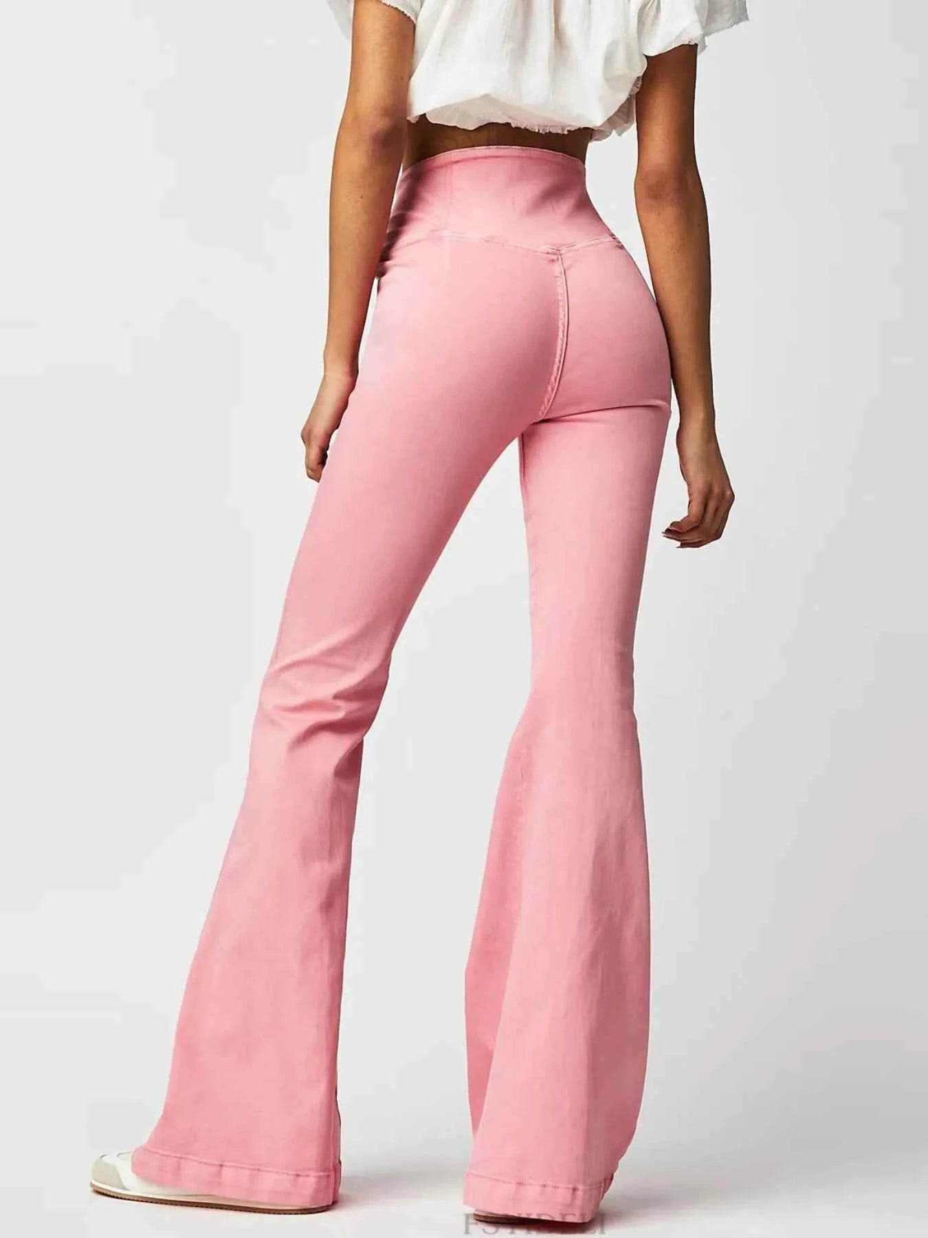 High Waist Flare Jeans for Women.