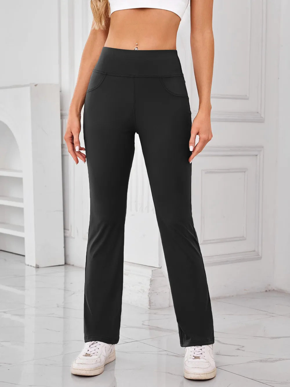 Lovelet High Waist Active Pants with Pockets.
