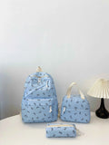 Bow Print 3-Piece Bag Set.