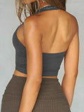 Halter Neck Active Cami Top.