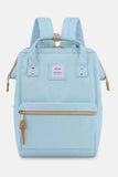 Himawari Waterproof Canvas Backpack with Padded Laptop Compartment.