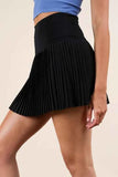 Very J Pleated Activewear Skirt with Built-In Shorts.