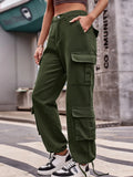 Casual Wide Leg Cargo Jeans.