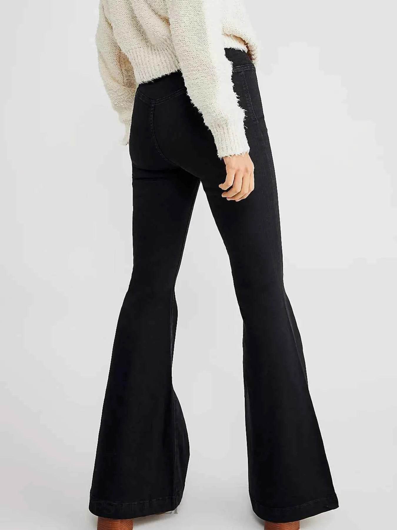 High Waist Flare Jeans for Women.