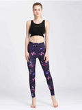 Printed High Waist Active Leggings.