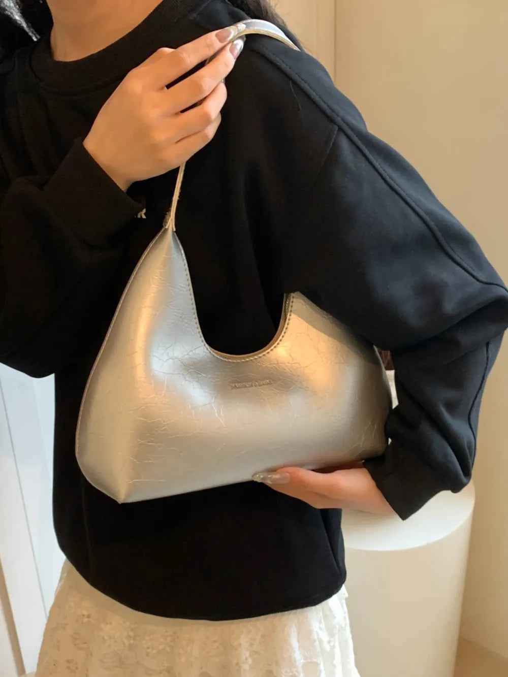 Stylish PU Leather Shoulder Bag.