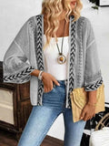 Open Front Sheer Kimono Cardigan.