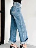 High-Waisted Wide Leg Jeans.