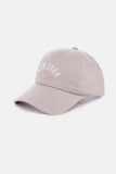 Embroidered City Baseball Cap.
