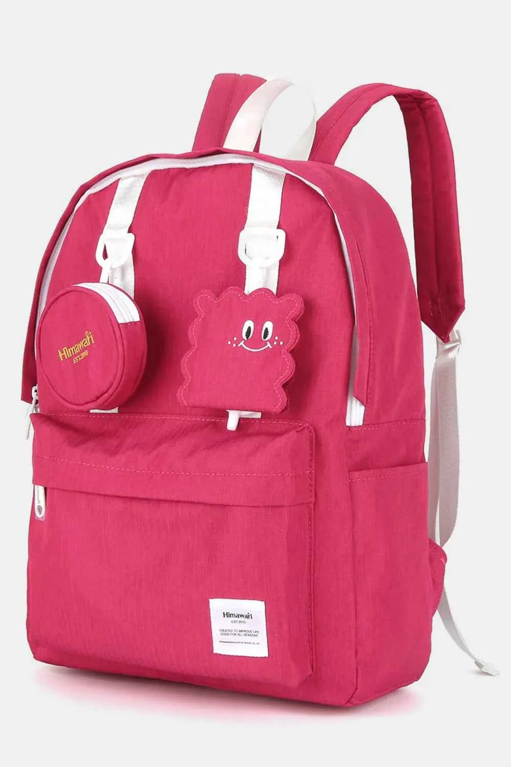 Himawari Waterproof Canvas Backpack with Detachable Coin Purse.