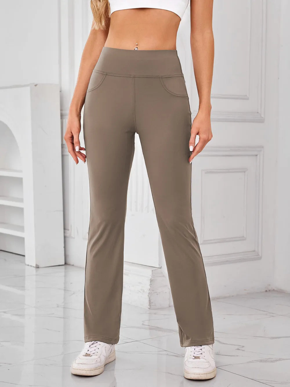 Lovelet High Waist Active Pants with Pockets.