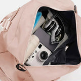 Detachable Strap Oversized Nylon Travel Bag.