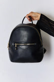 David Jones Stylish PU Leather Backpack.