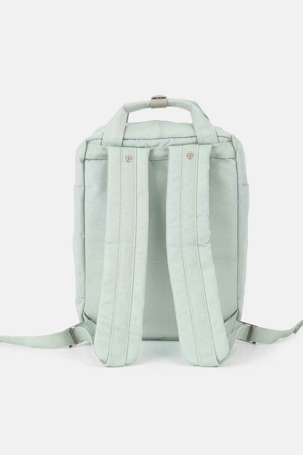 Himawari Contrast Water & Scratch-Resistant Nylon Backpack.