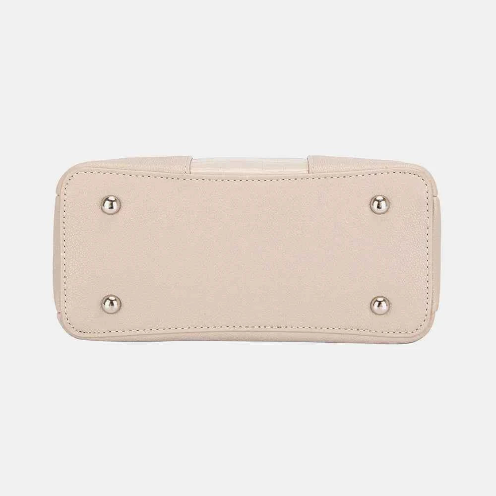 David Jones PU Leather Crossbody Bag.