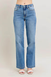 Judy Blue Plus Size High Waist Straight Leg Jeans.