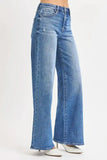 RISEN Full Size High Rise Wide Leg Jeans Plus Size.
