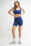 MONO B Venice Cloud Light Sculpt Biker Shorts.