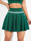 Ruched High Waist Mini Active Skirt.