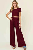 Double Take Top and Pants Set for Effortless Style and Comfort - EBYNN