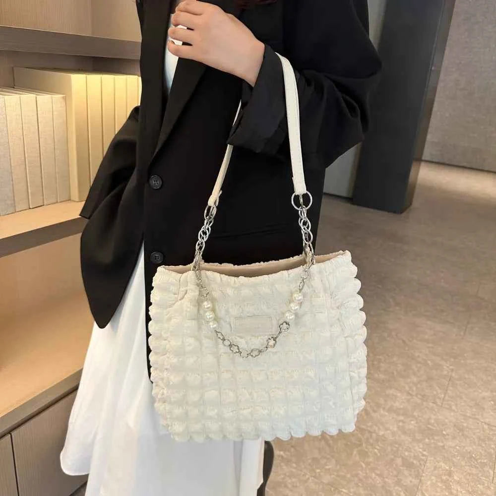 Bubble Textured Medium Tote Bag.