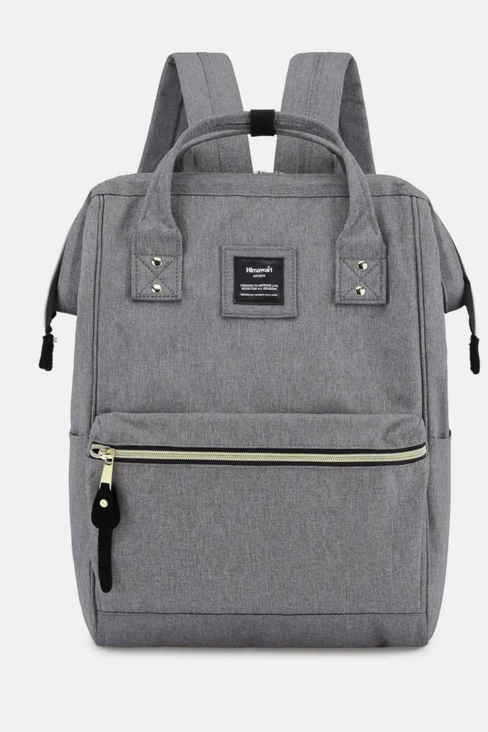 Himawari Waterproof Canvas Backpack with Padded Laptop Compartment.