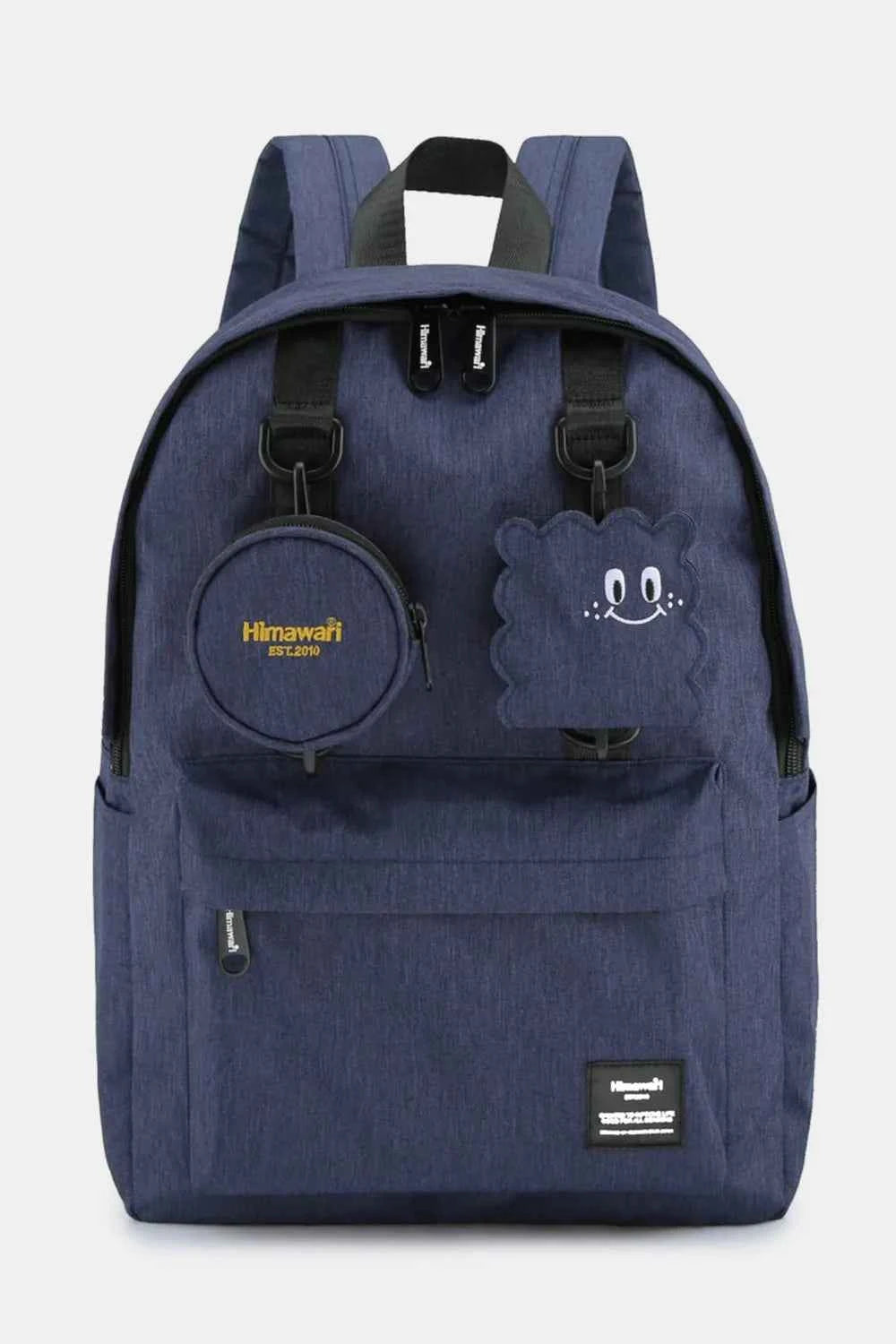 Himawari Waterproof Canvas Backpack with Detachable Coin Purse.