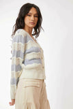 Davi & Dani Button-Up Front V Neckline Cardigan Sweater.