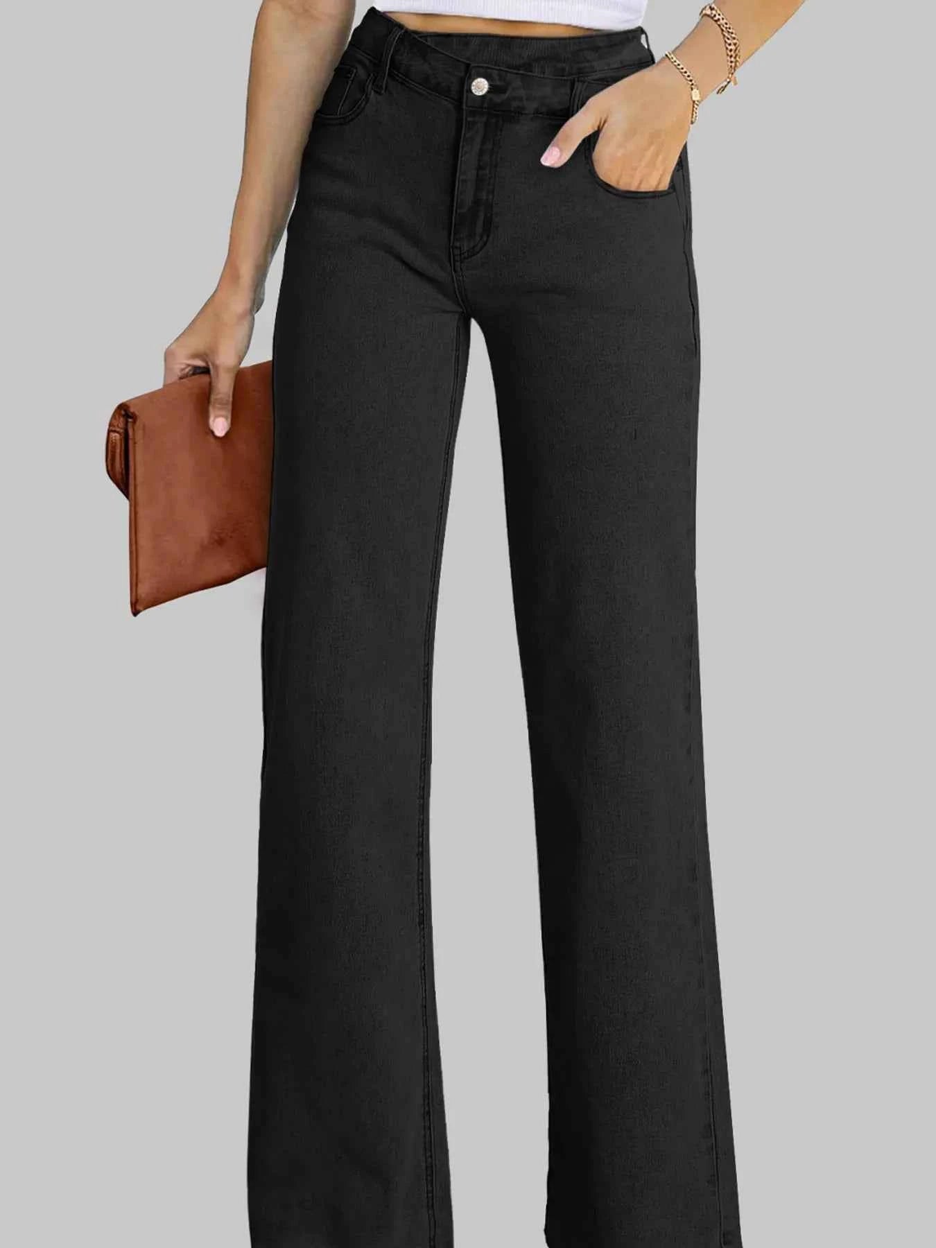 Stylish Wide Leg Jeans for Modern Comfort.