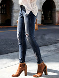 Distressed Skinny Jeans.