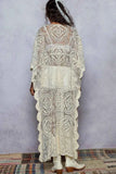 Lace Embroidered Beach Cover Up Kaftan.
