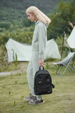 Himawari Waterproof Canvas Backpack with Detachable Coin Purse.