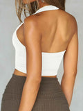 Halter Neck Active Cami Top.