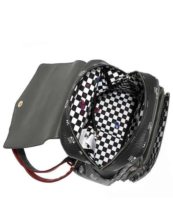 Nicole Lee USA Cat Eco-Leather Convertible Backpack.