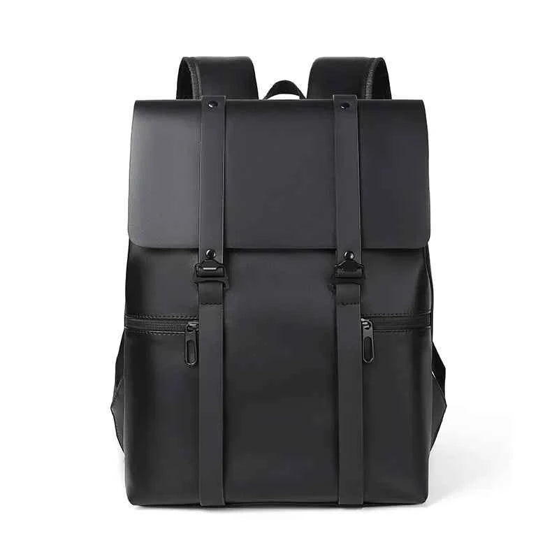 PU Leather Adjustable Strap Backpack Bag.