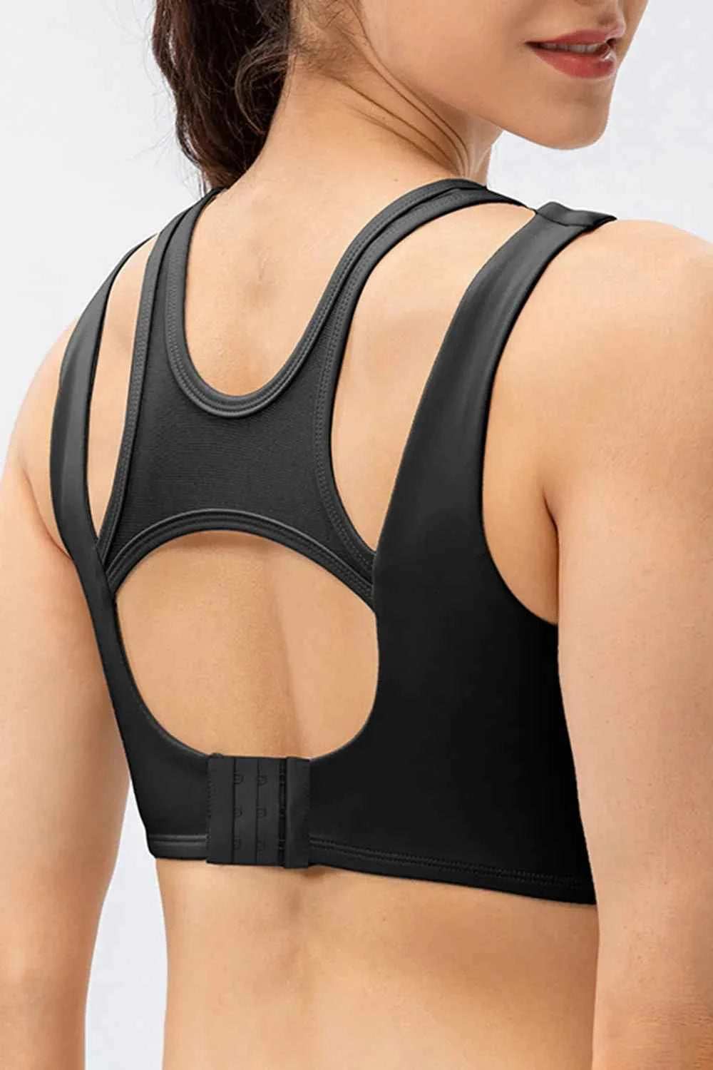 Cutout Wide Strap Active Tank Top.