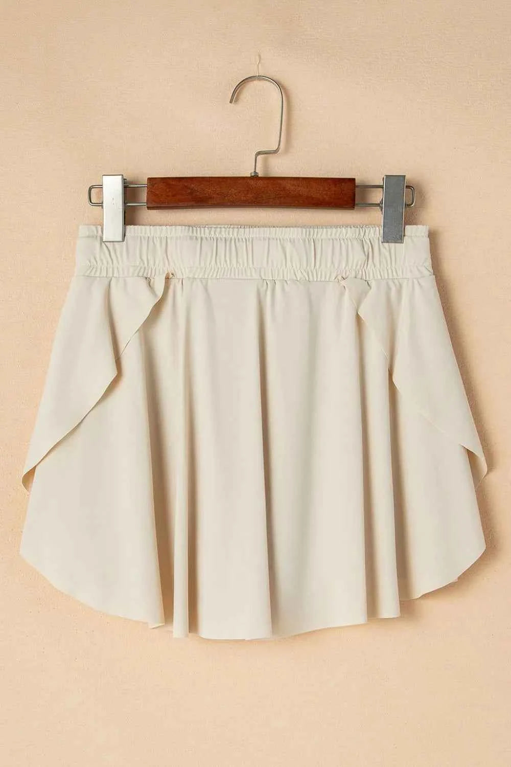 Drawstring High Waist Active Skorts.
