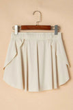 Drawstring High Waist Active Skorts.