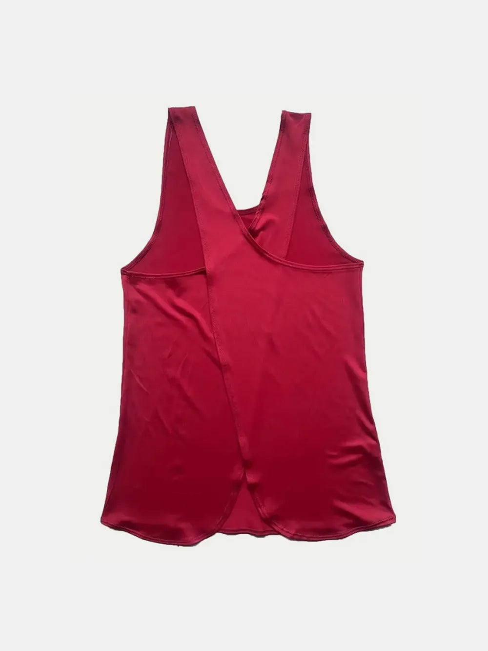 Crisscross Scoop Neck Active Tank Top.