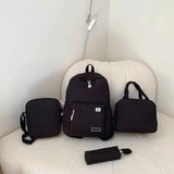 4-Piece Canvas Bag Set - Versatile & Stylish.