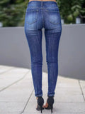 Skinny Fit Washed Jeans.