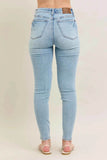 Judy Blue Plus Size Mr Tummy Control Vintage Wash Skinny Jeans.