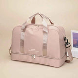Detachable Strap Oversized Nylon Travel Bag.