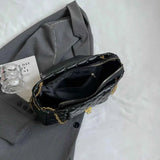 Medium PU Leather Shoulder Bag.