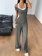 Textured Top and Pants Set for Effortless Style and Comfort - EBYNN