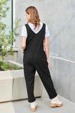 Double Take Full Size Sleeveless Straight Jumpsuit.