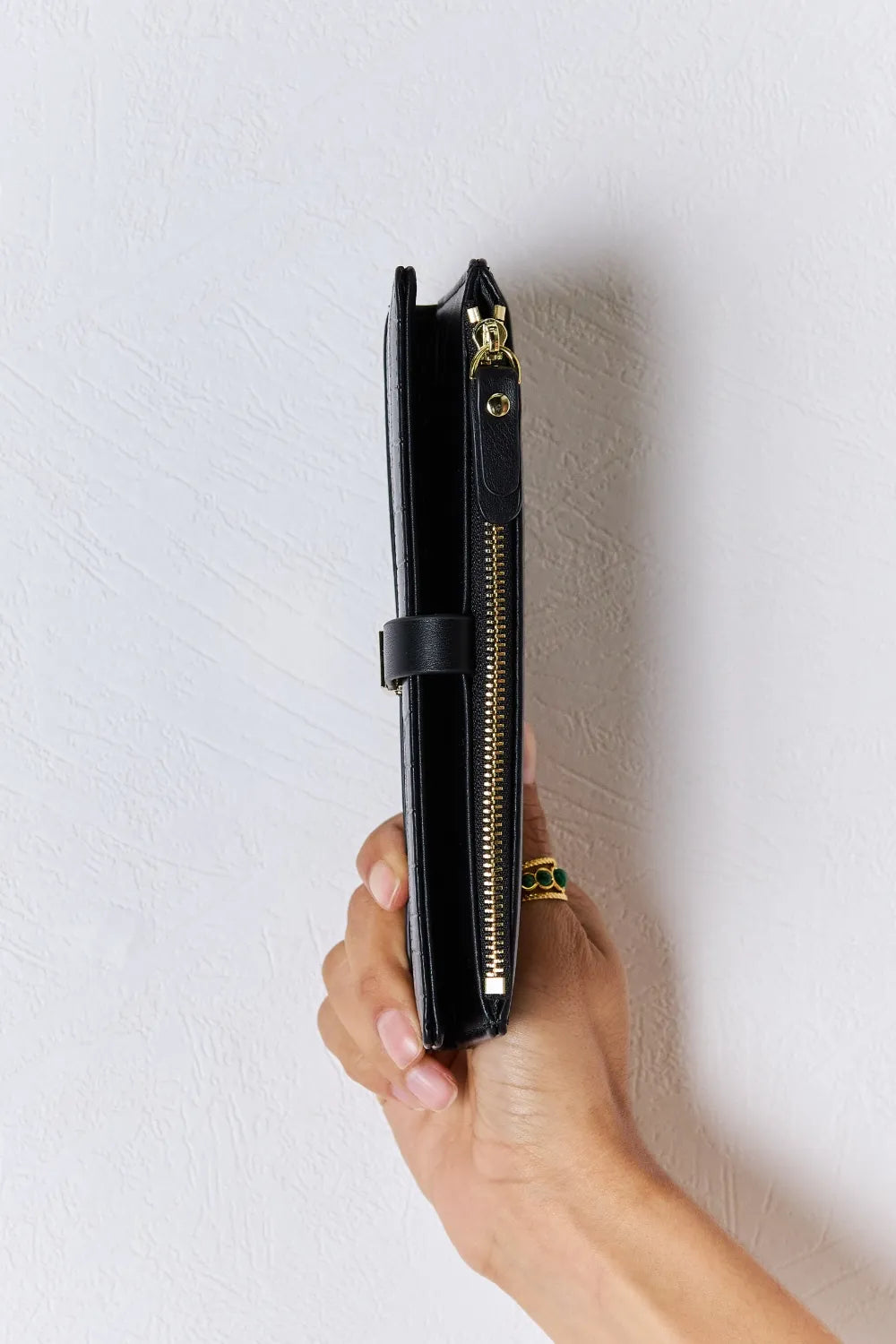 David Jones Textured PU Leather Wallet.